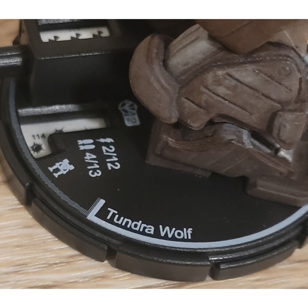 Mechwarrior STEEL WOLVES Kriya Wolf 114 Tundra Wolf with dossier 41 Loose Figure - Picture 5 of 8